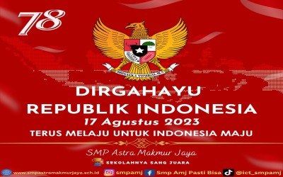 SMP Astra Makmur Jaya Utus Siswa Terbaik sebagai Petugas Upacara Peringatan HUT ke-78 Republik Indonesia di PT Letawa