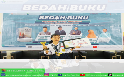 SMP Astra Makmur Jaya Raih Juara Lomba Pembuatan Resensi Buku Koleksi Perpustakaan Tingkat Provinsi Sulawesi Barat Tahun 2025